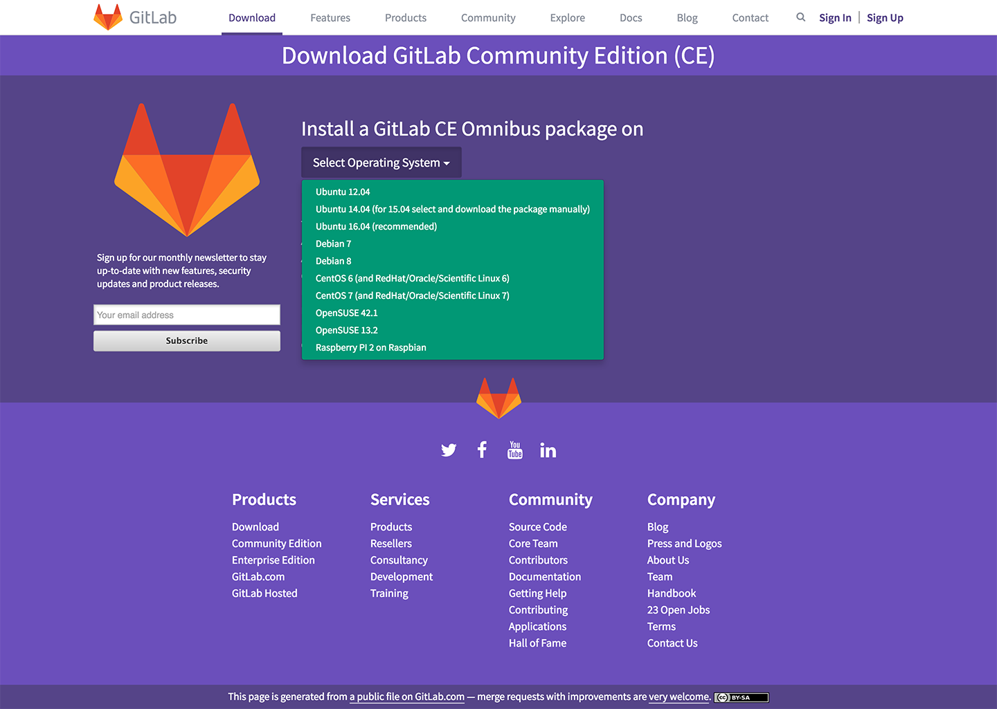 安装GitLab